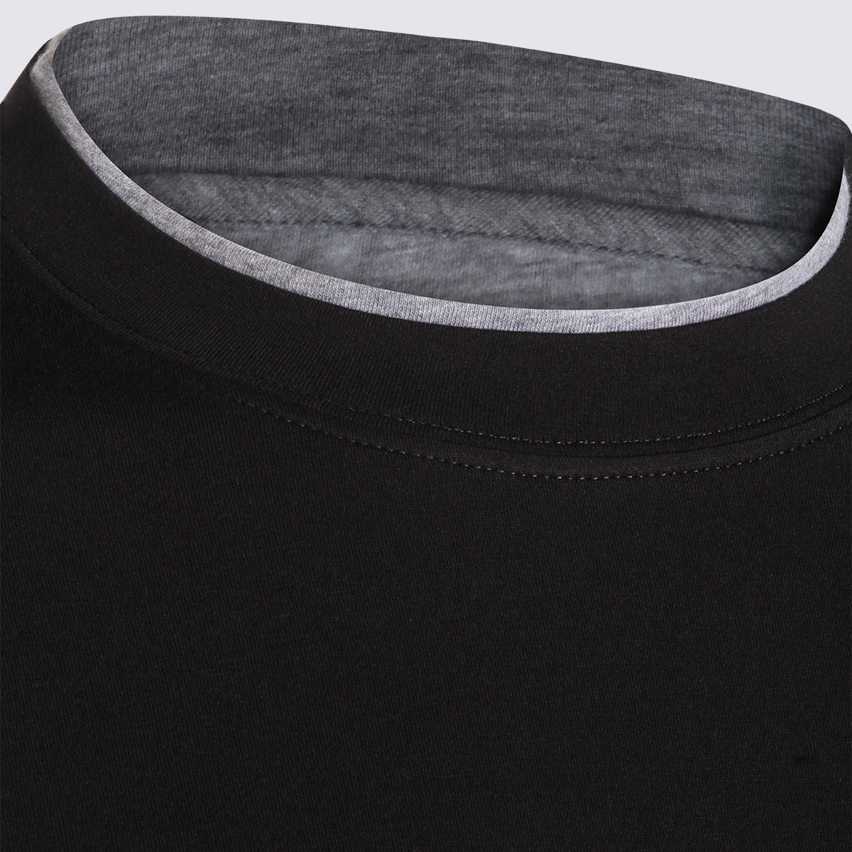 Brunello Cucinelli T-shirts and Polos Black _co