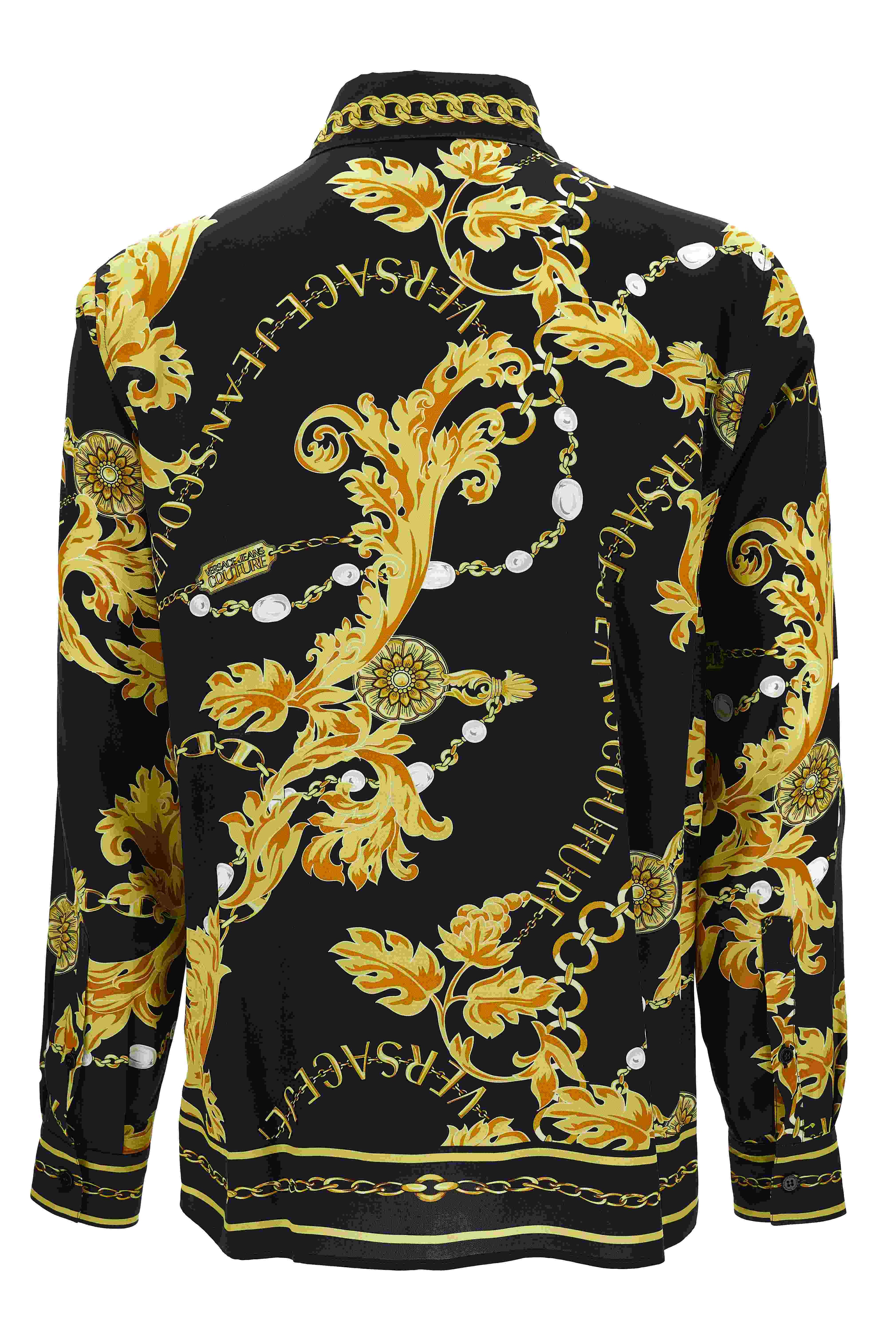 VERSACE JEANS COUTURE Shirts Black Cotton