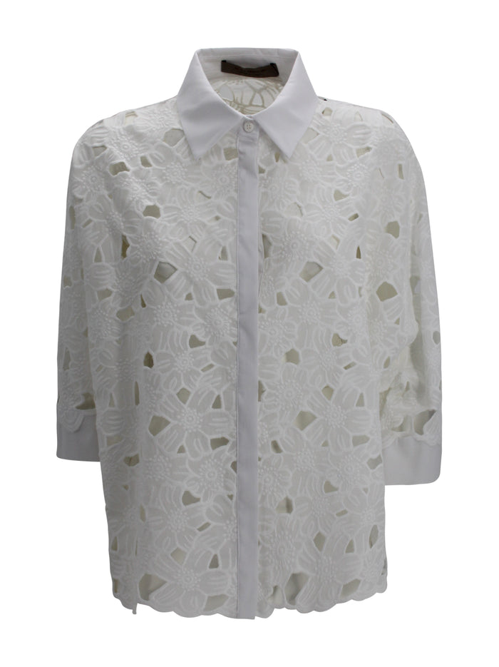 D. Exterior Shirts White Cotton