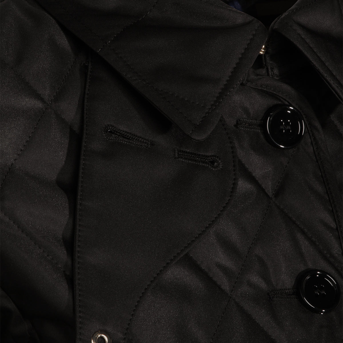 Burberry Coats Black Polyester