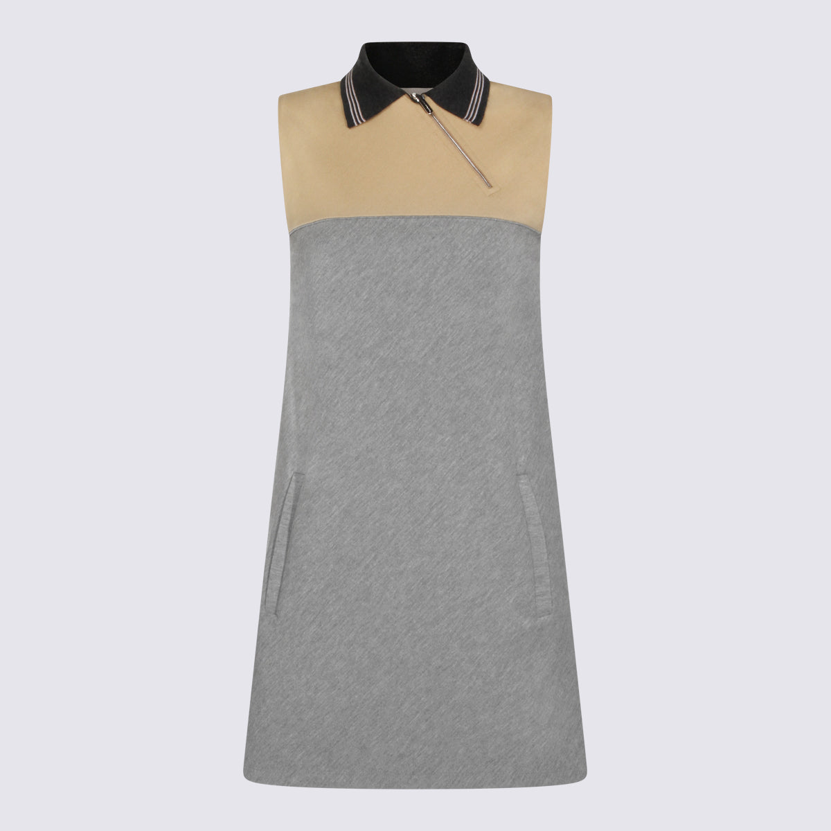 Miu Dresses Grigio+cammello _vi Pa Ea