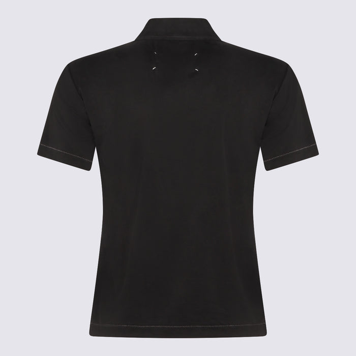 Maison Margiela T-shirts and Polos Black _cupro Ea