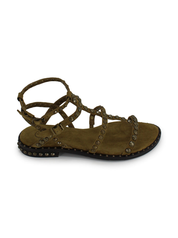 ASH Flat shoes Green Leather