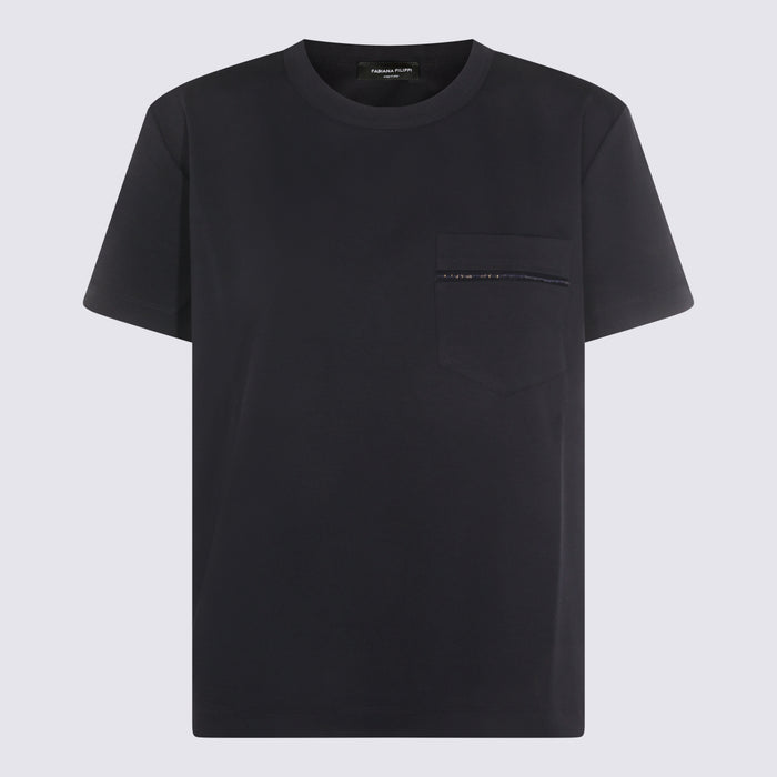 Fabiana Filippi T-Shirts And Polos Blue _vi Pa Ea