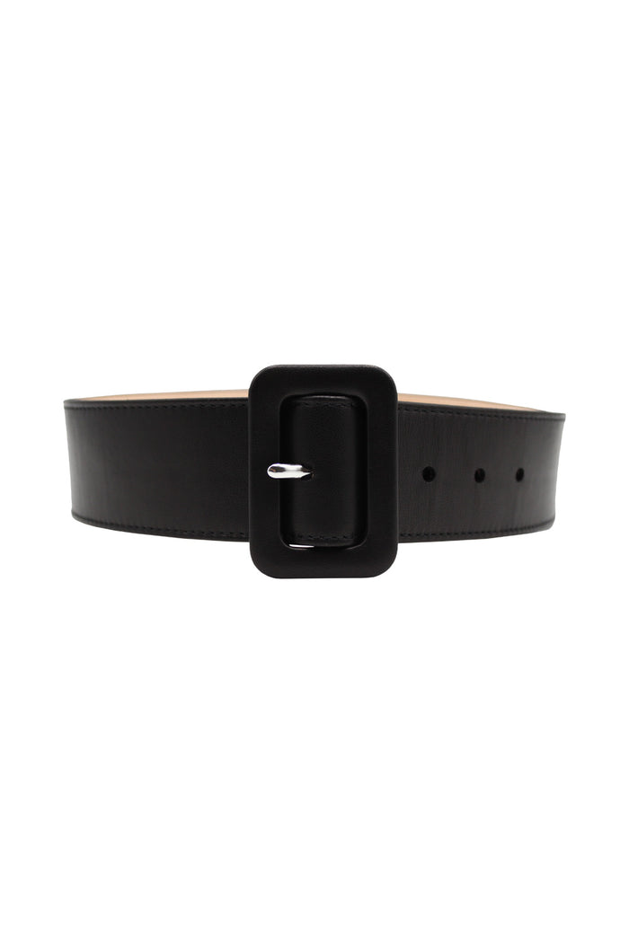 Belt In Leather Black Lambskin Cintura
