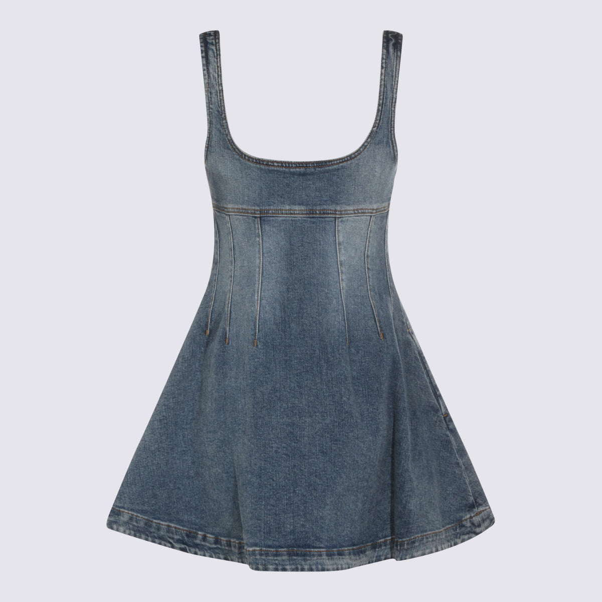 Self-portrait Dresses Blue _co Spandex