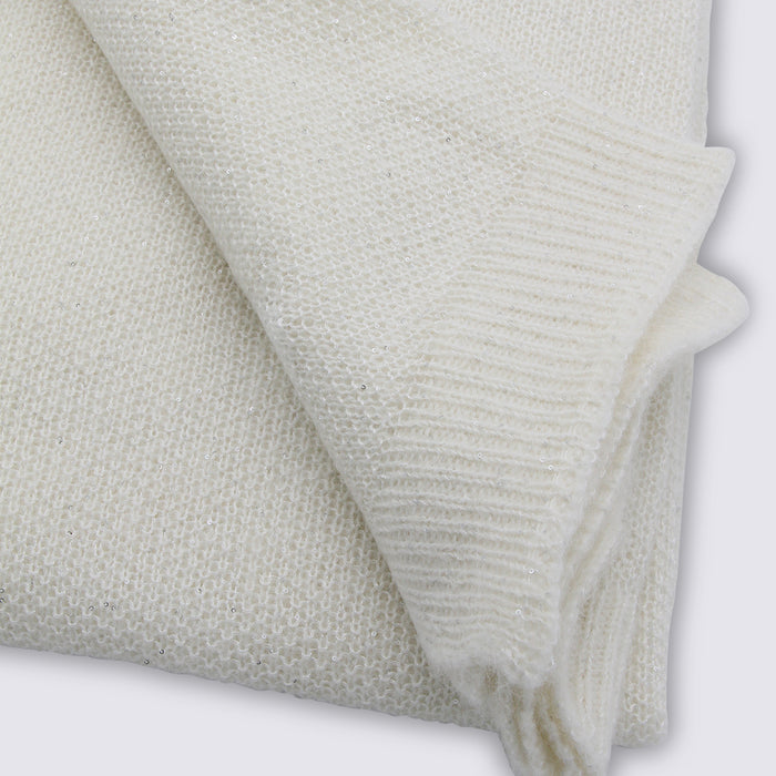 Fabiana Filippi Scarfs White _pl Wm Wp Pa