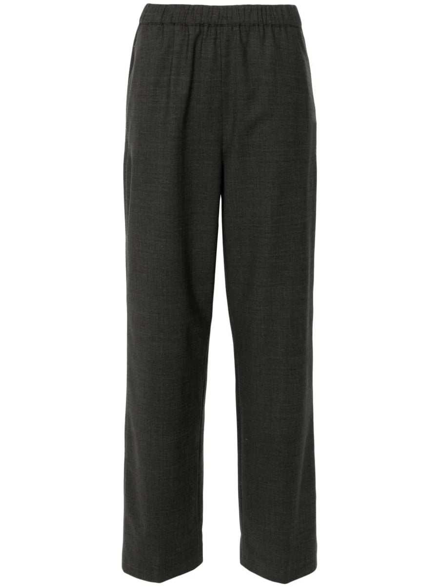 Fabiana Filippi Virgin Wool 75% trousers in dark grey