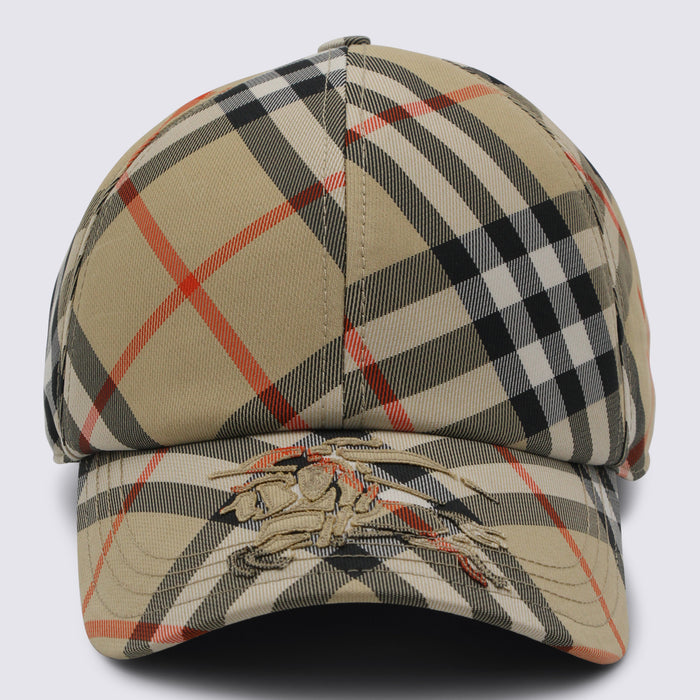 Burberry Hats Beige Polyester