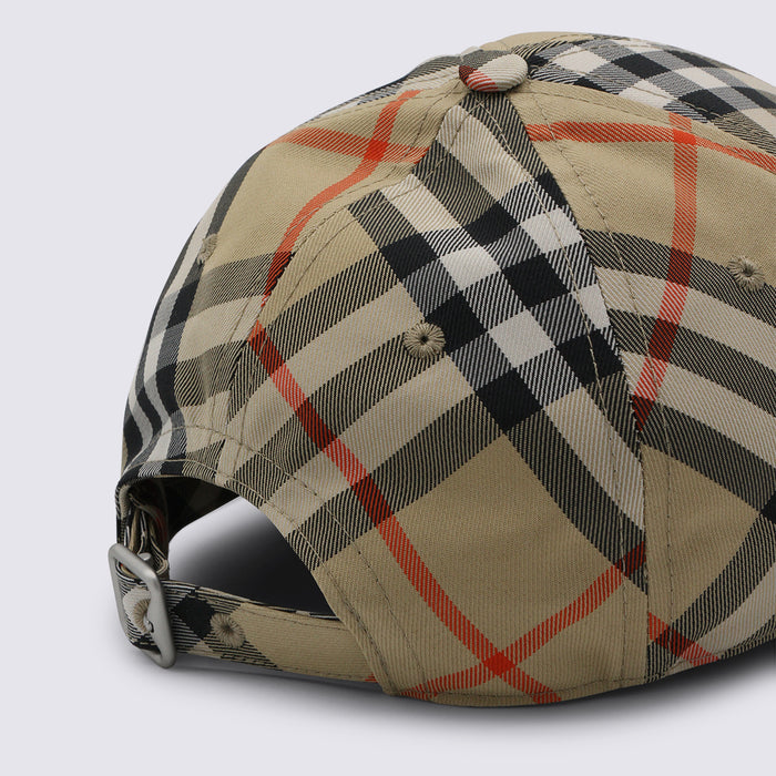Burberry Hats Beige Polyester