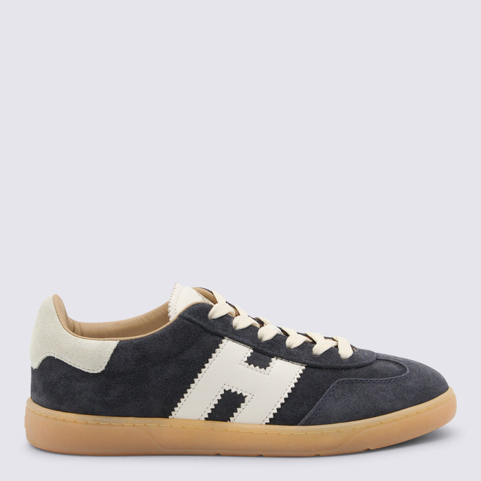 Hogan Sneakers Blue _cover Tex/le ;sole Rubber