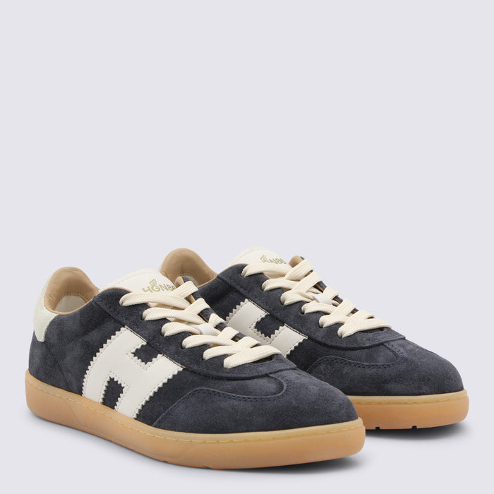 Hogan Sneakers Blue _cover Tex/le ;sole Rubber
