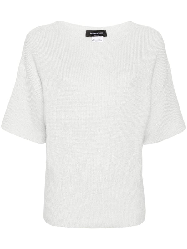 Fabiana Filippi Virgin Wool 82% sweater in white