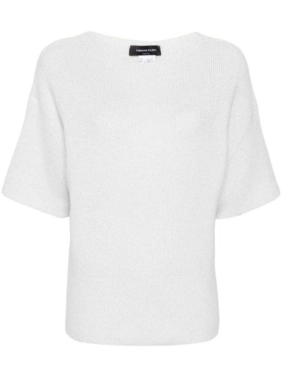 Fabiana Filippi Virgin Wool 82% sweater in white