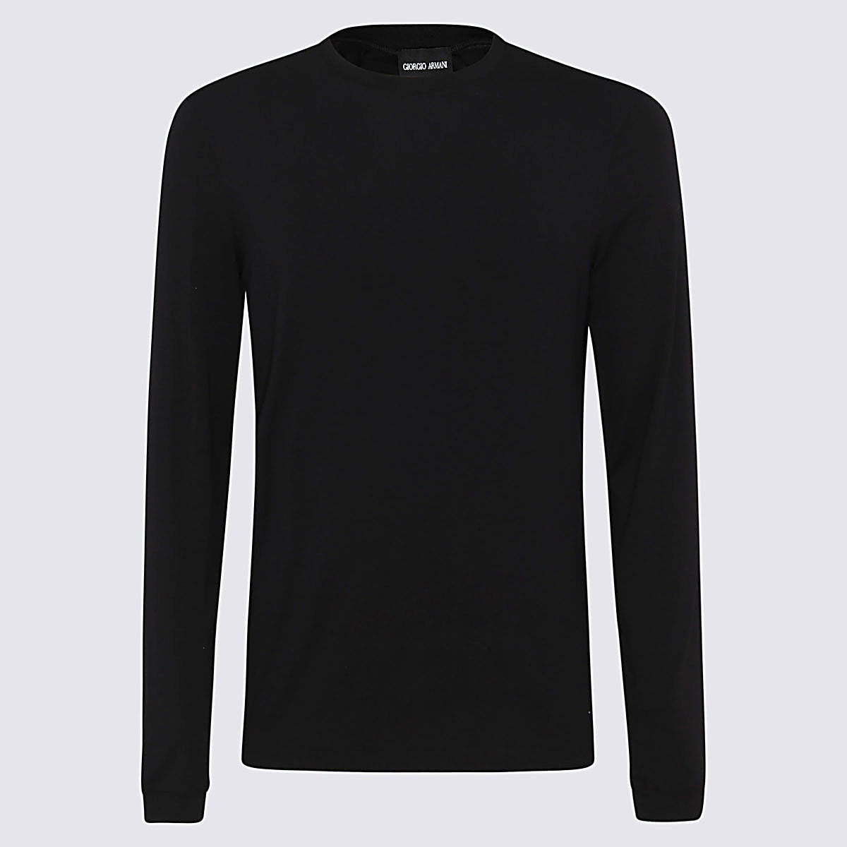 Giorgio Armani T-shirts and Polos Black