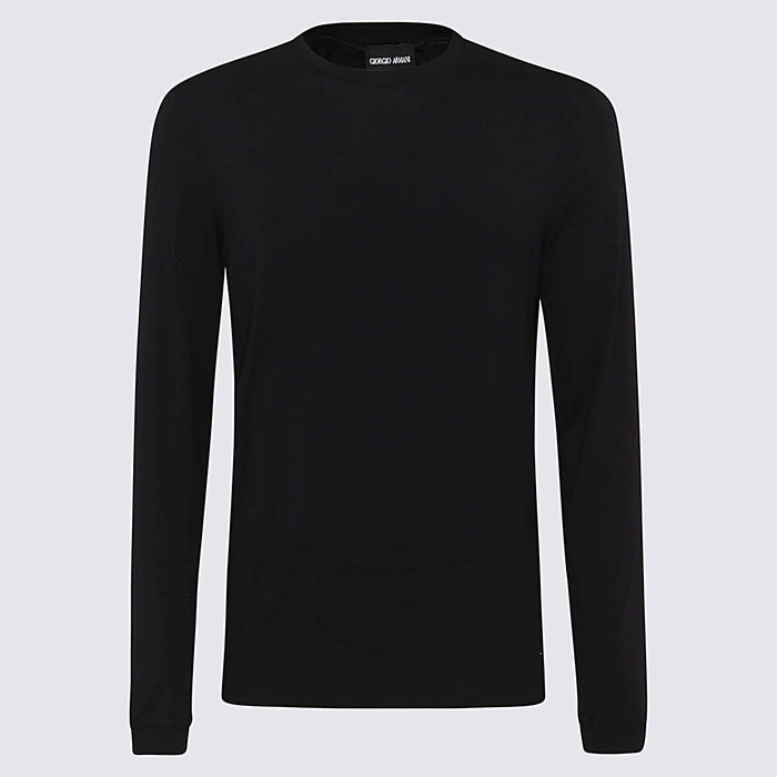 Giorgio Armani T-shirts and Polos Black