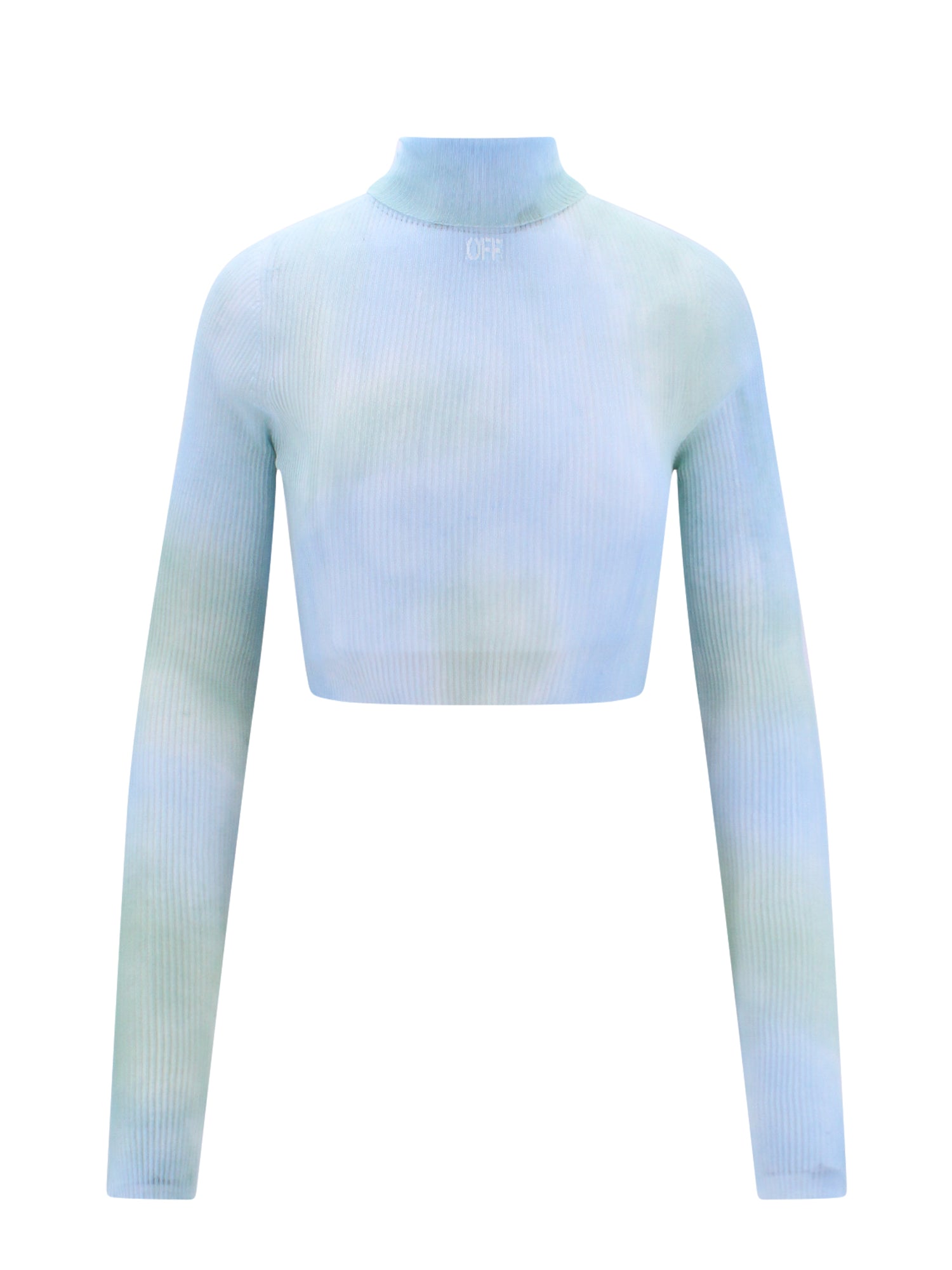 Off White T-shirts and Polos Blue Poliammide