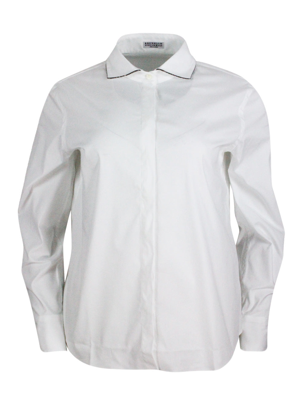 Brunello Cucinelli Shirts White 72co 23pa 5ea