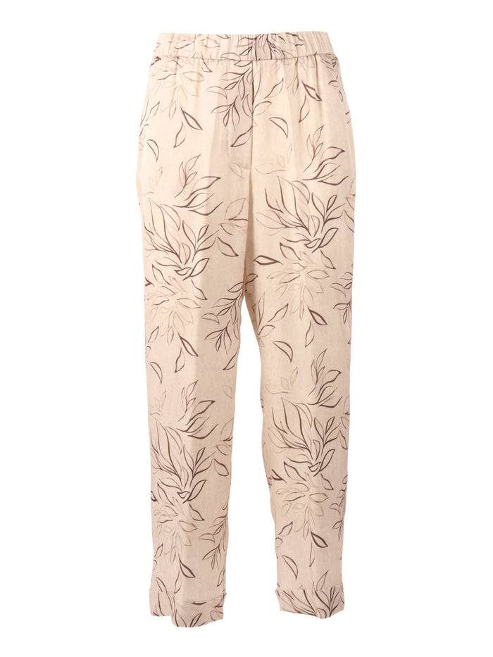 WOMAN TROUSERS Beige Pant