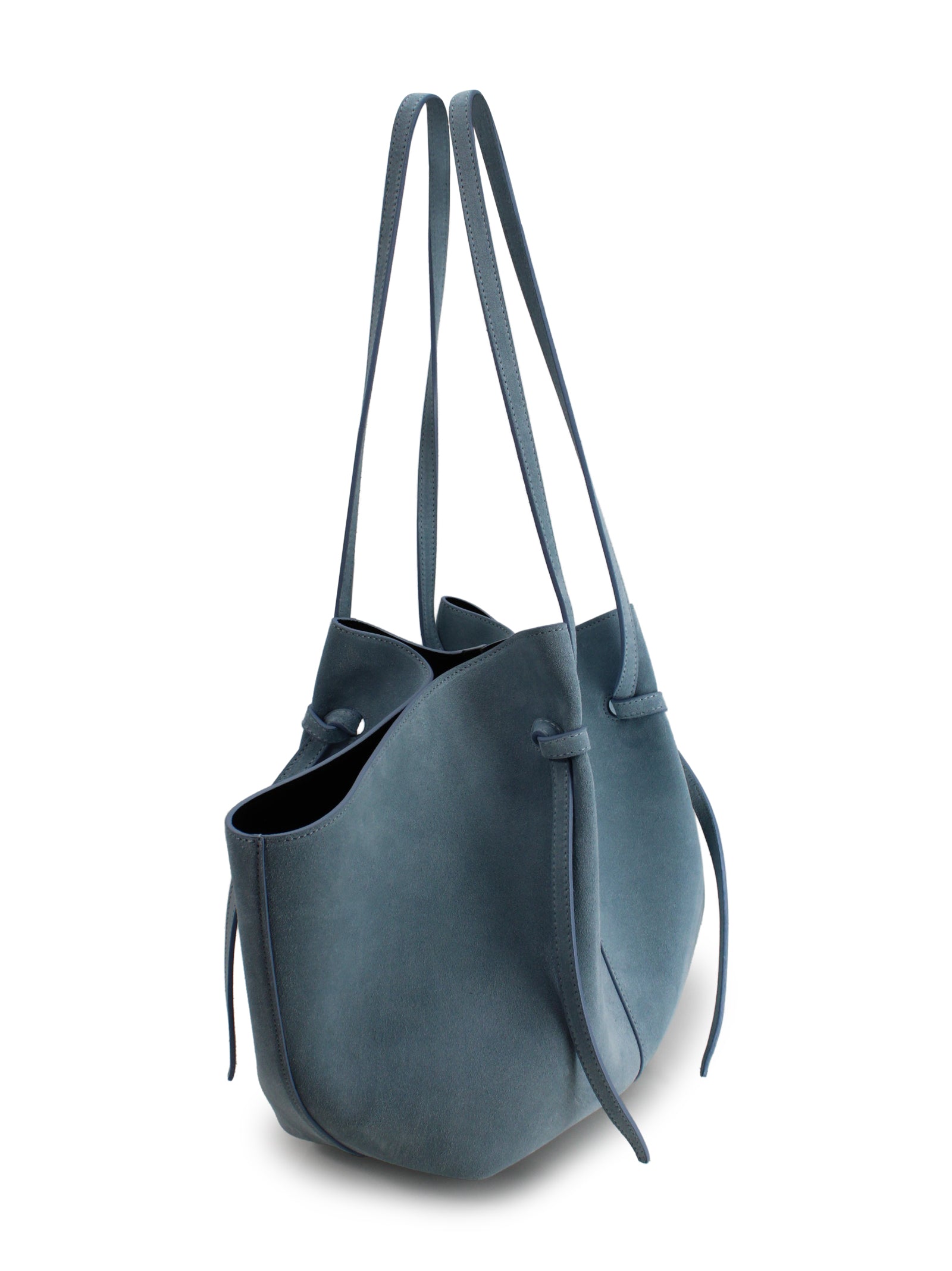 Yuzefi Bags Blue Suede