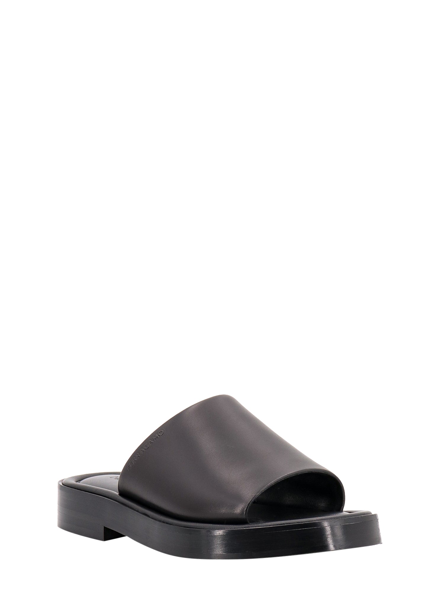 Ferragamo Sandals Black Pelle