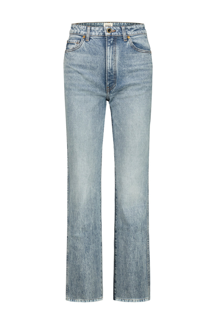 Danielle Jean In Bryce Stretch Blue Cotton Polyurethane
