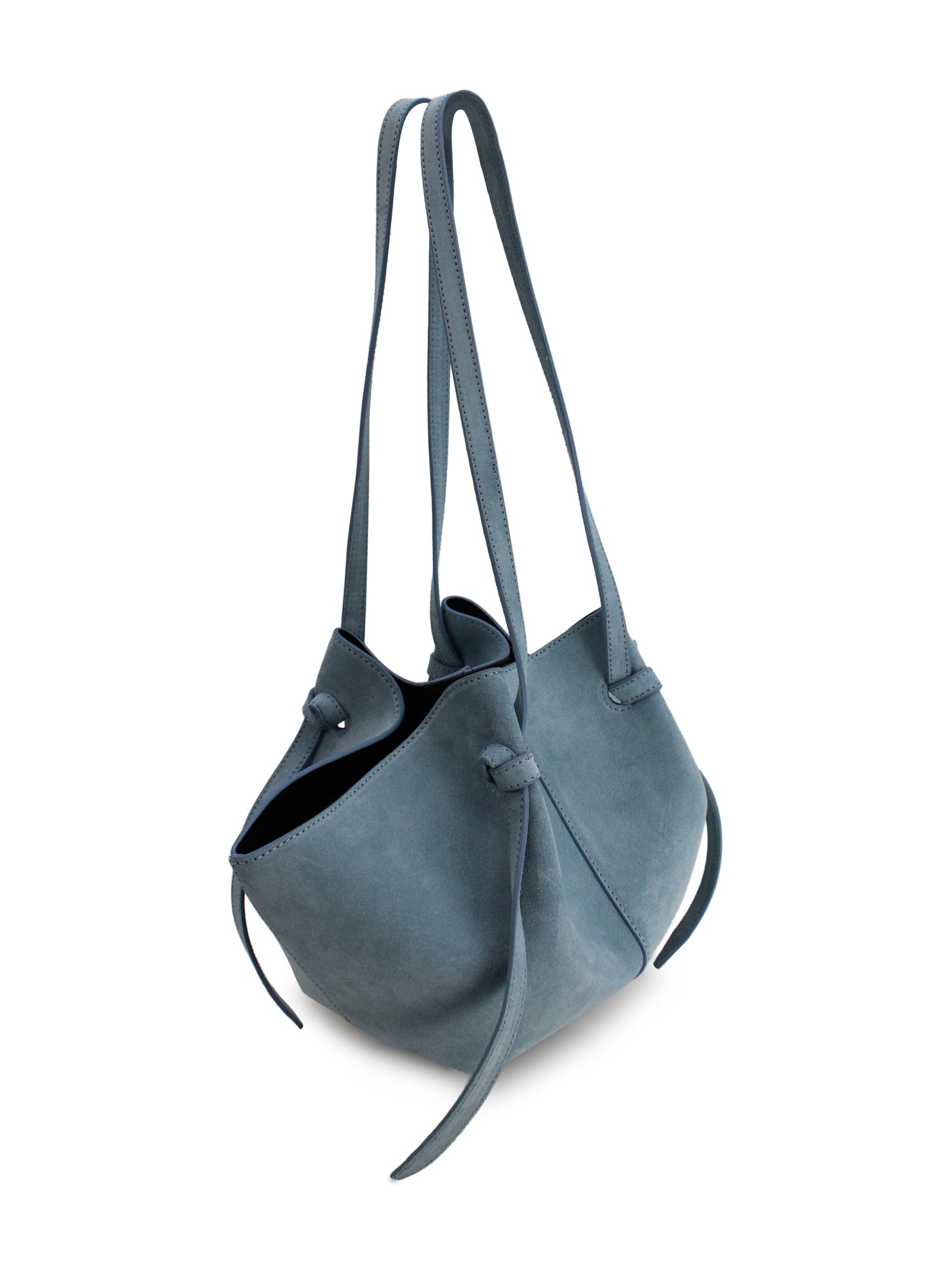 Yuzefi Bags Blue Suede