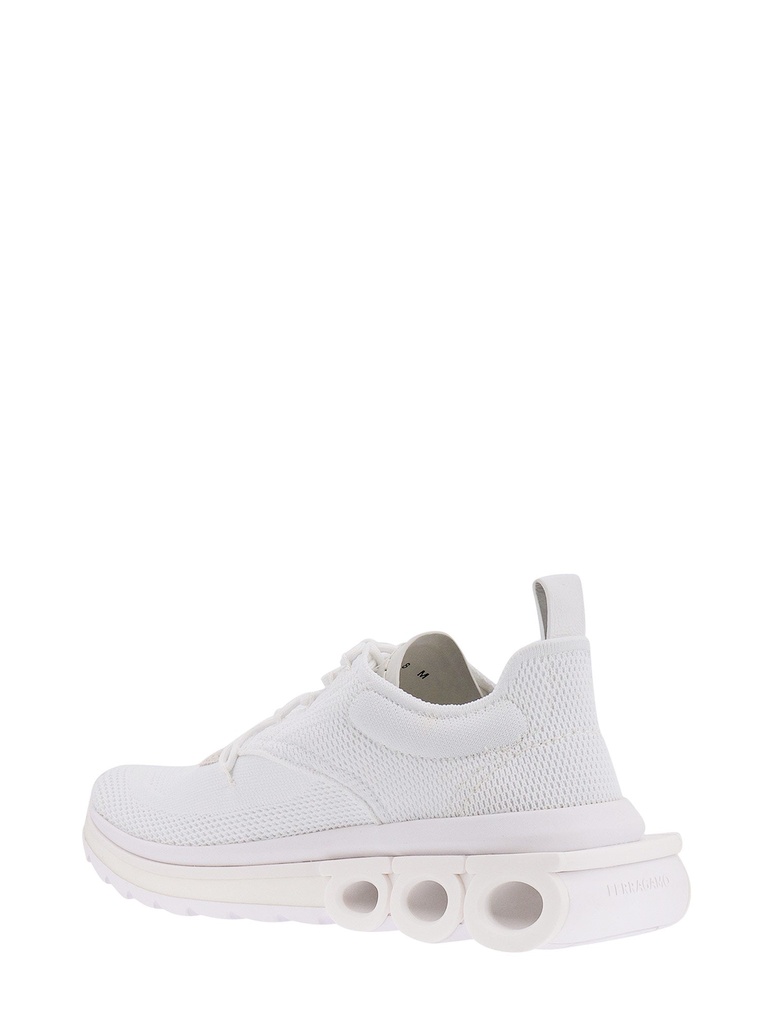 Ferragamo Sneakers White Nyon/gomma