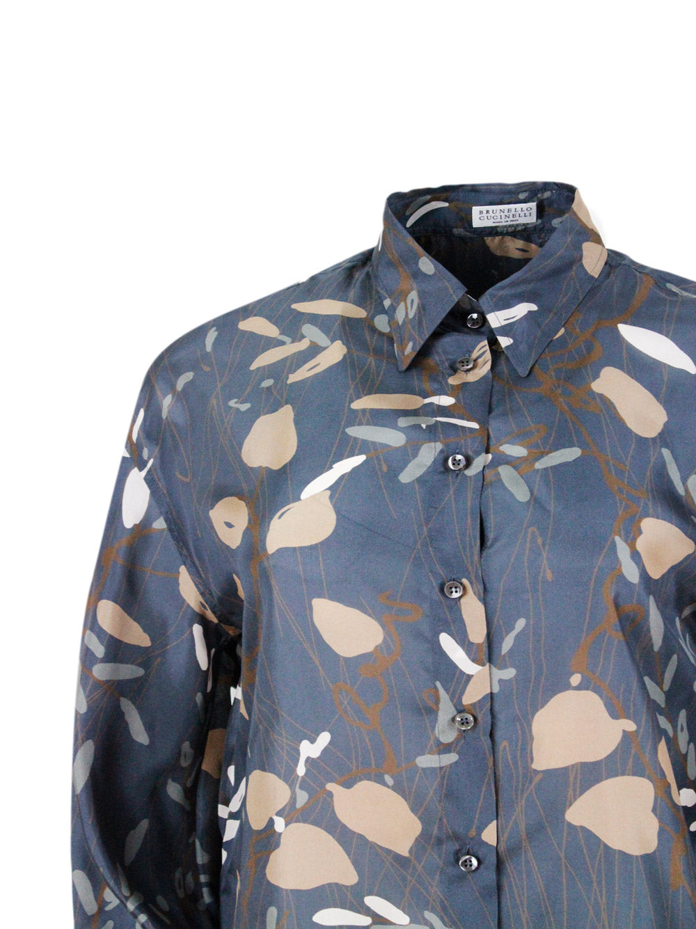 Brunello Cucinelli Shirts Blue 100se