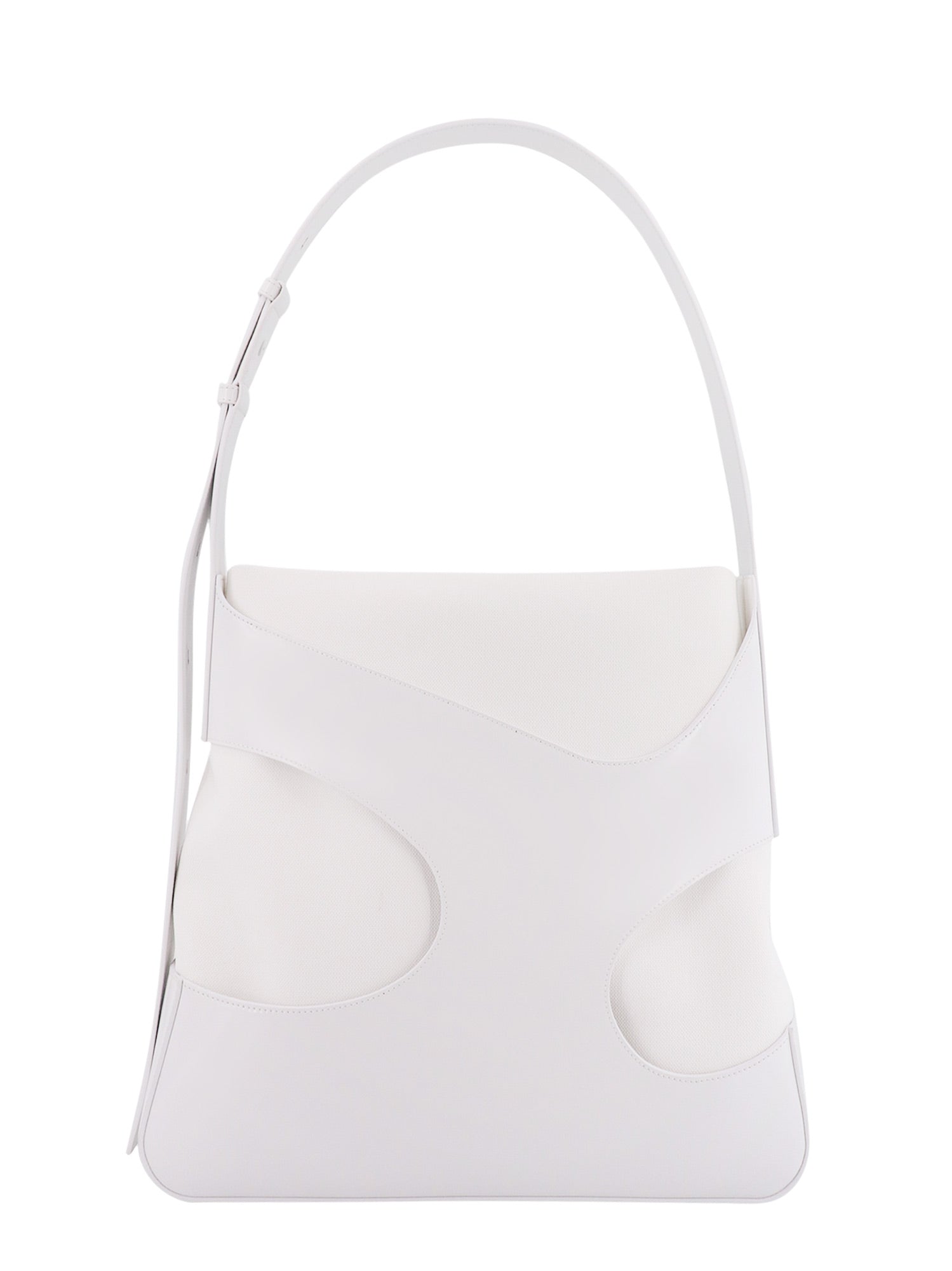 Ferragamo Bags White Pelle/canvas