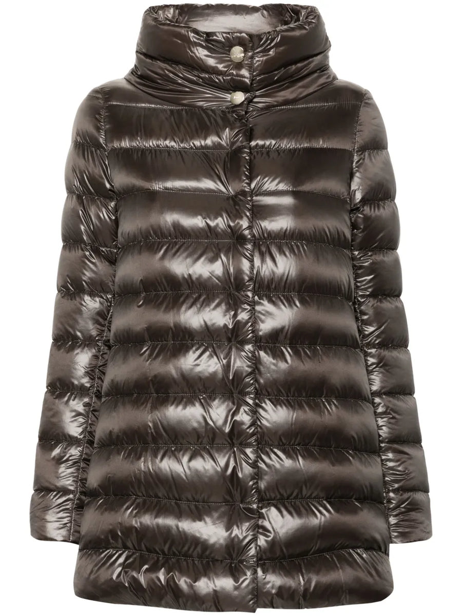 Herno Outer: Polyamide 100%; Lining: Polyamide 100%; Filling: Goose Down 90% down jacket in black