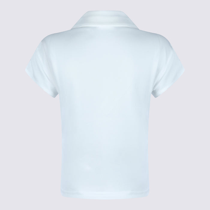 Courreges T-Shirts And Polos Heritage White/black _pl