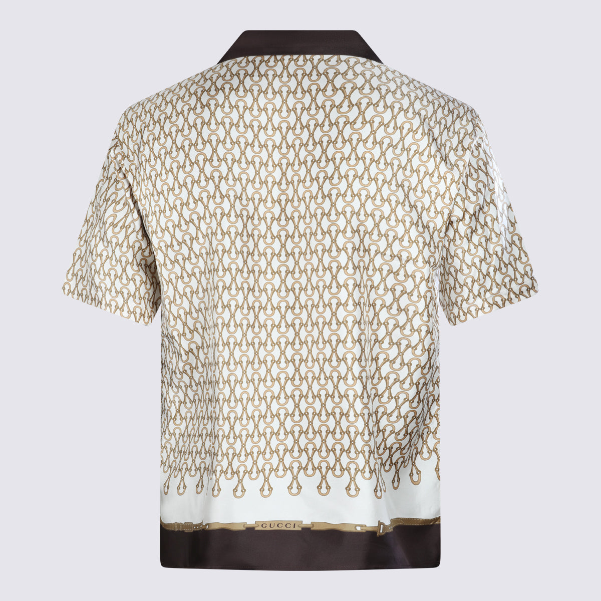 Gucci Shirts Red _silk