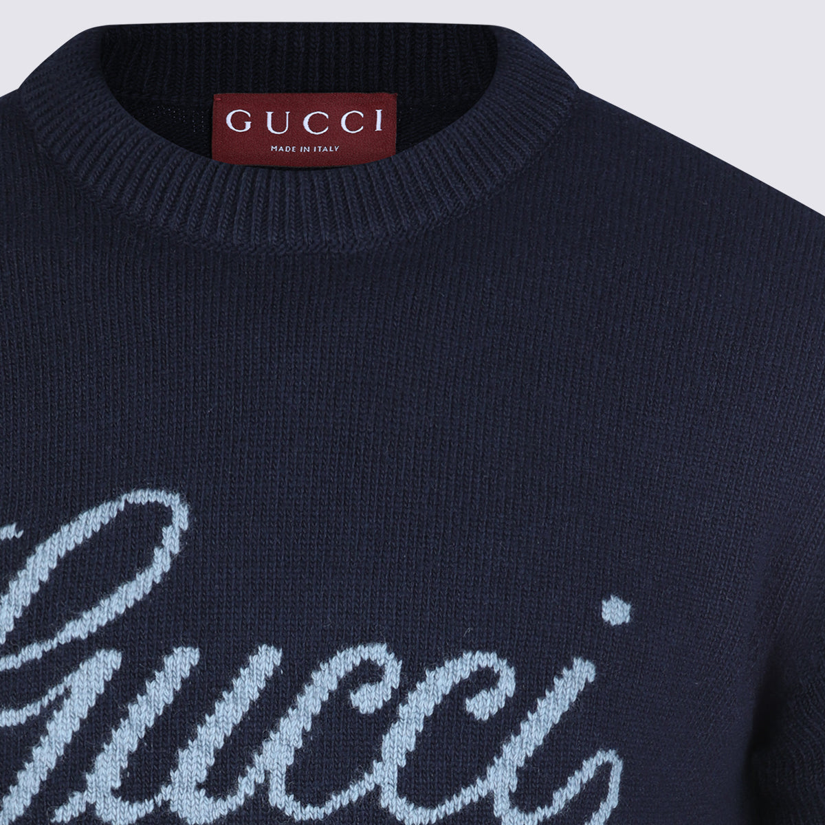 Gucci Sweaters Blue _wo