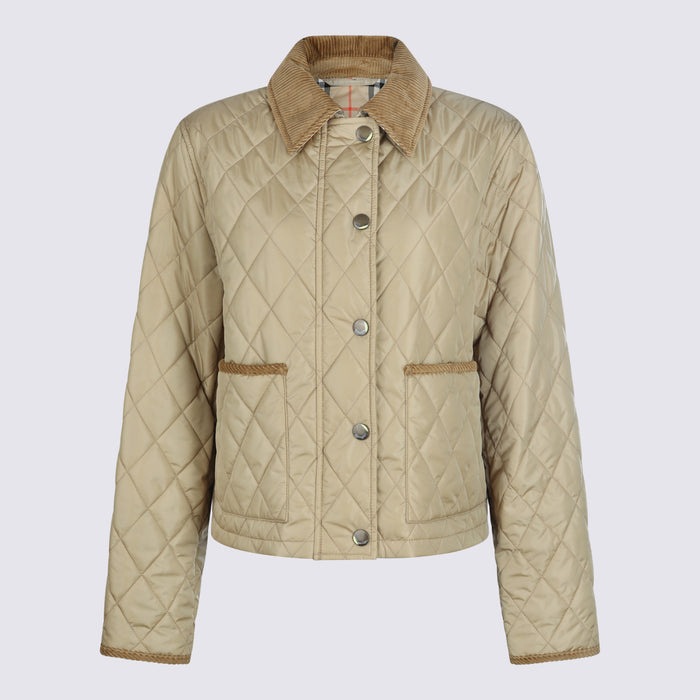 Burberry Coats Flax _pa
