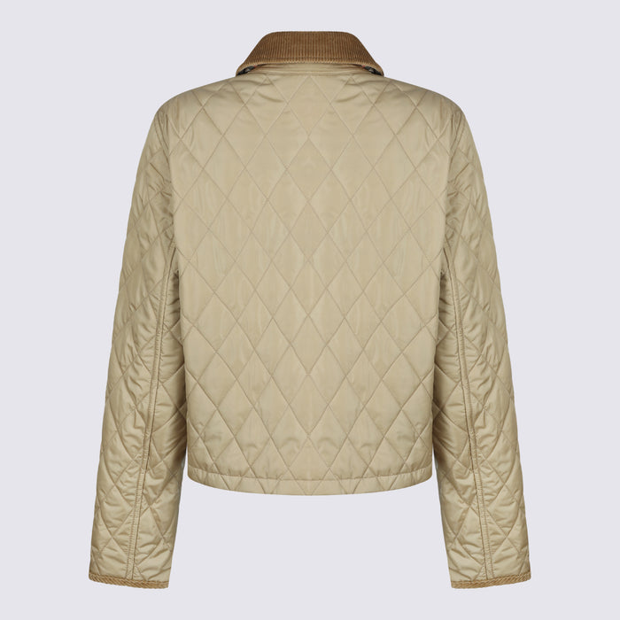 Burberry Coats Flax _pa