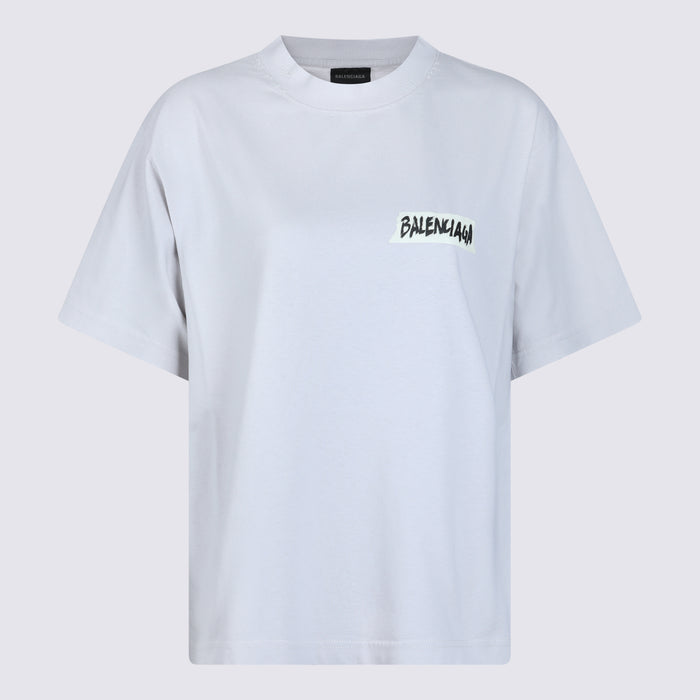 Balenciaga T-shirts and Polos Dirty White _co