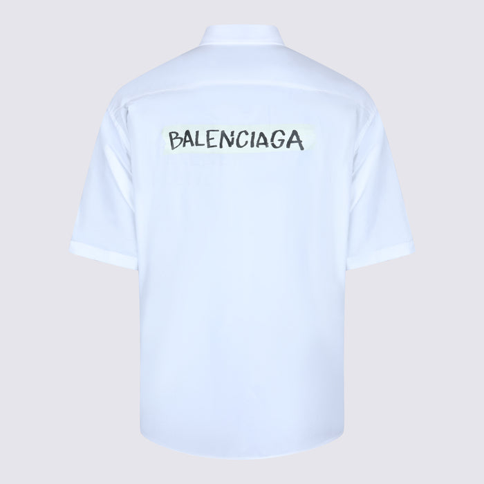 Balenciaga Shirts White _co