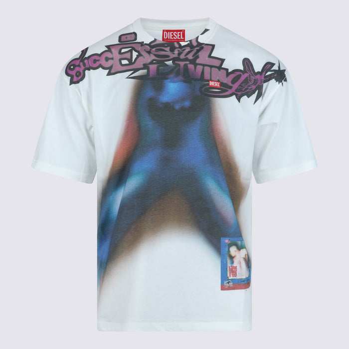 Diesel T-Shirts And Polos White _co