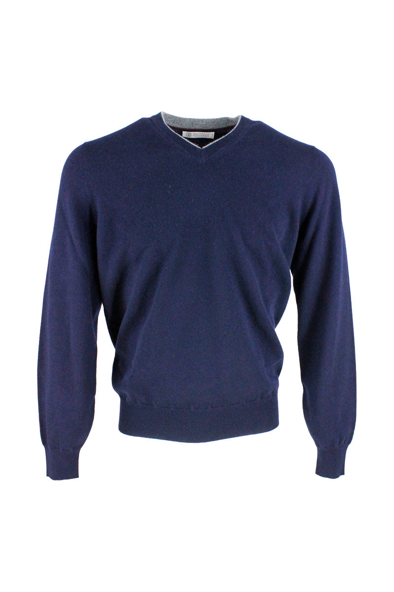 Brunello Cucinelli Sweaters Blue 100ws