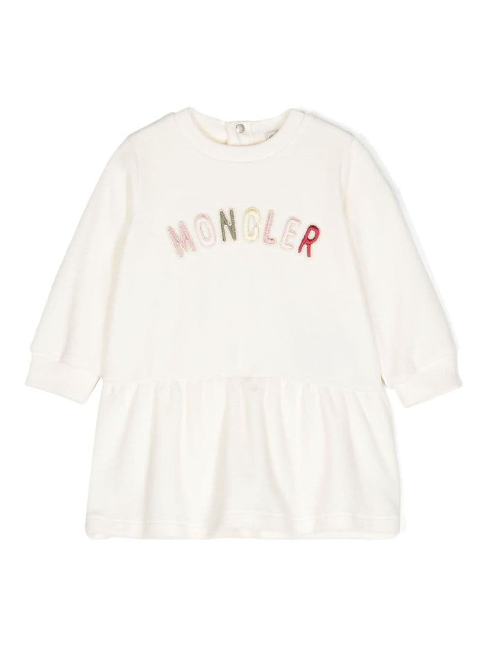 MONCLER KIDS Dresses White Cotone