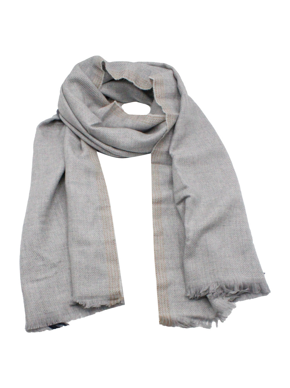 Brunello Cucinelli Scarfs Grey 80wv 20ws