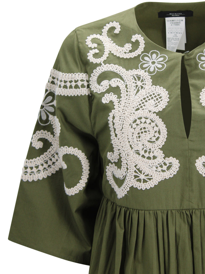 Max Mara Weekend Dresses Verde Kaki