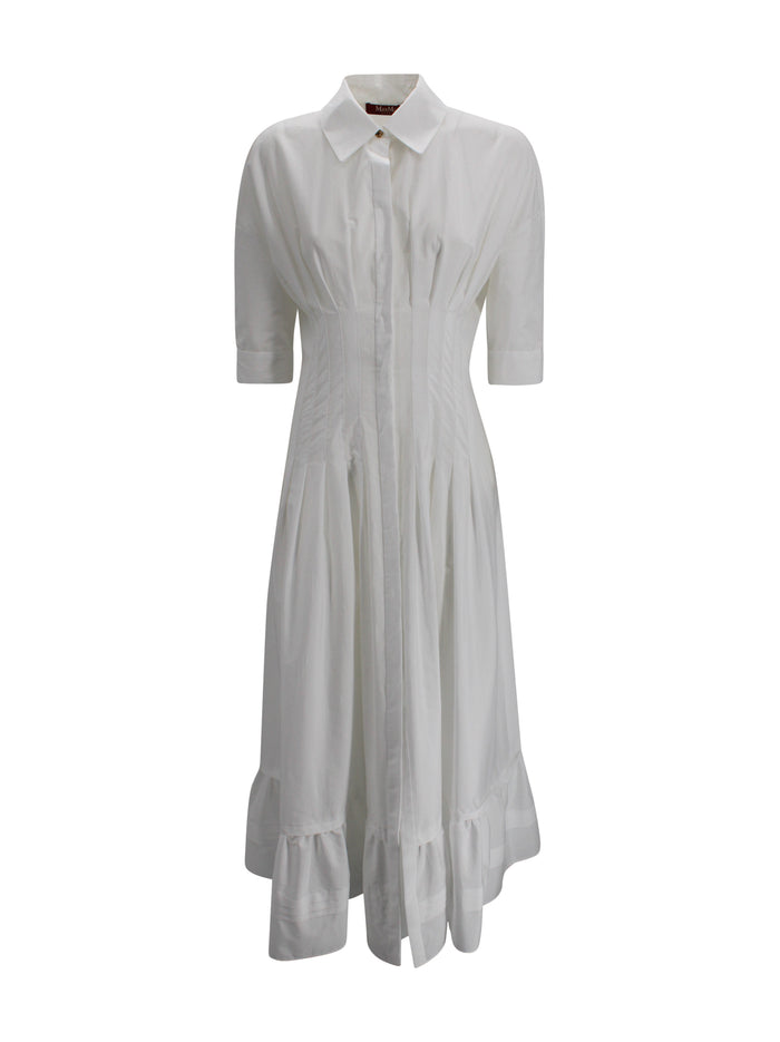 Max Mara Studio Dresses Bianco Ottico