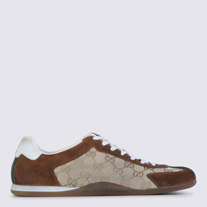 Gucci Sneakers Washed Brown _cover Le Sole El