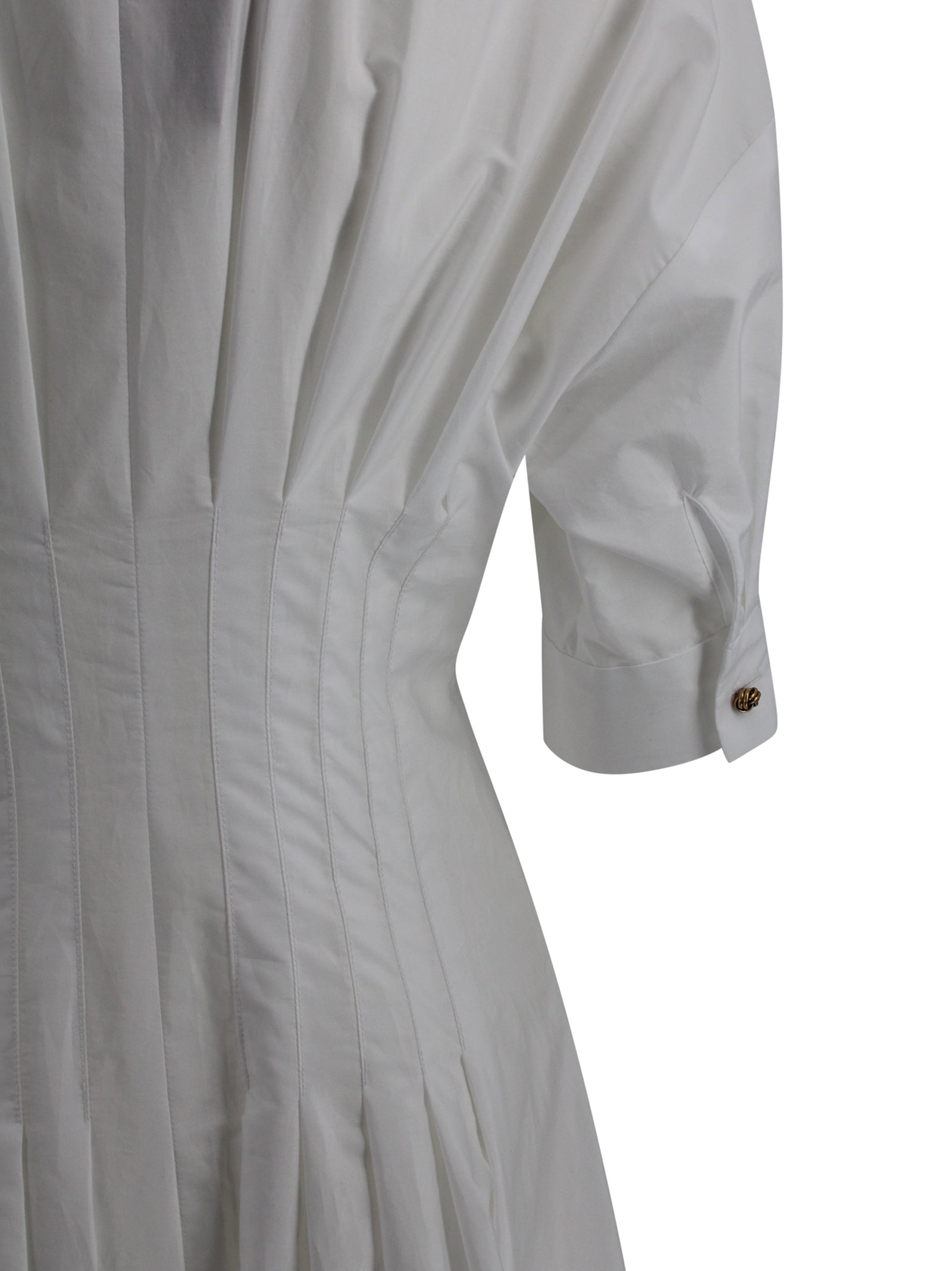 Max Mara Studio Dresses Bianco Ottico
