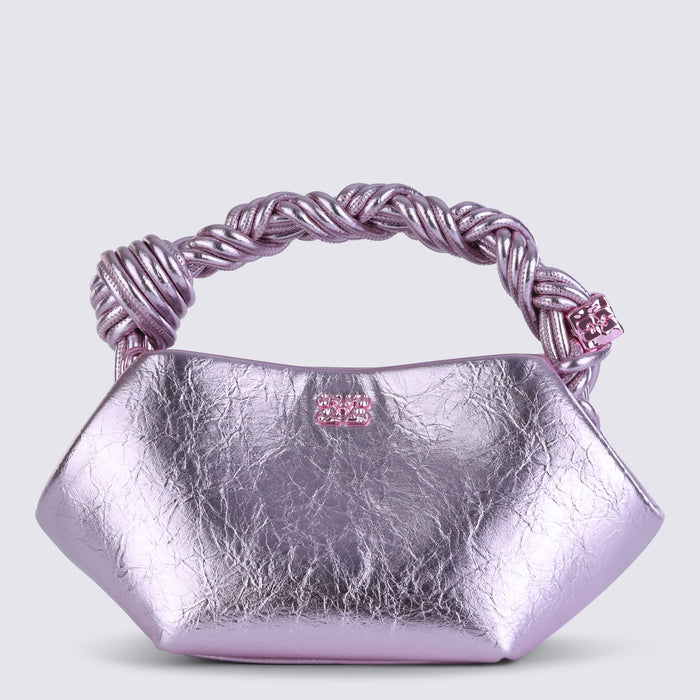 Ganni Bags Silver Pink _pu Recycled Pl
