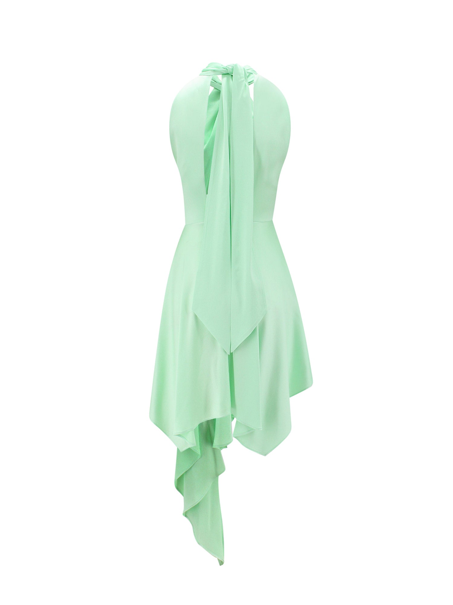 Stella McCartney Dresses Green Viscosa Sostenibile Elastan