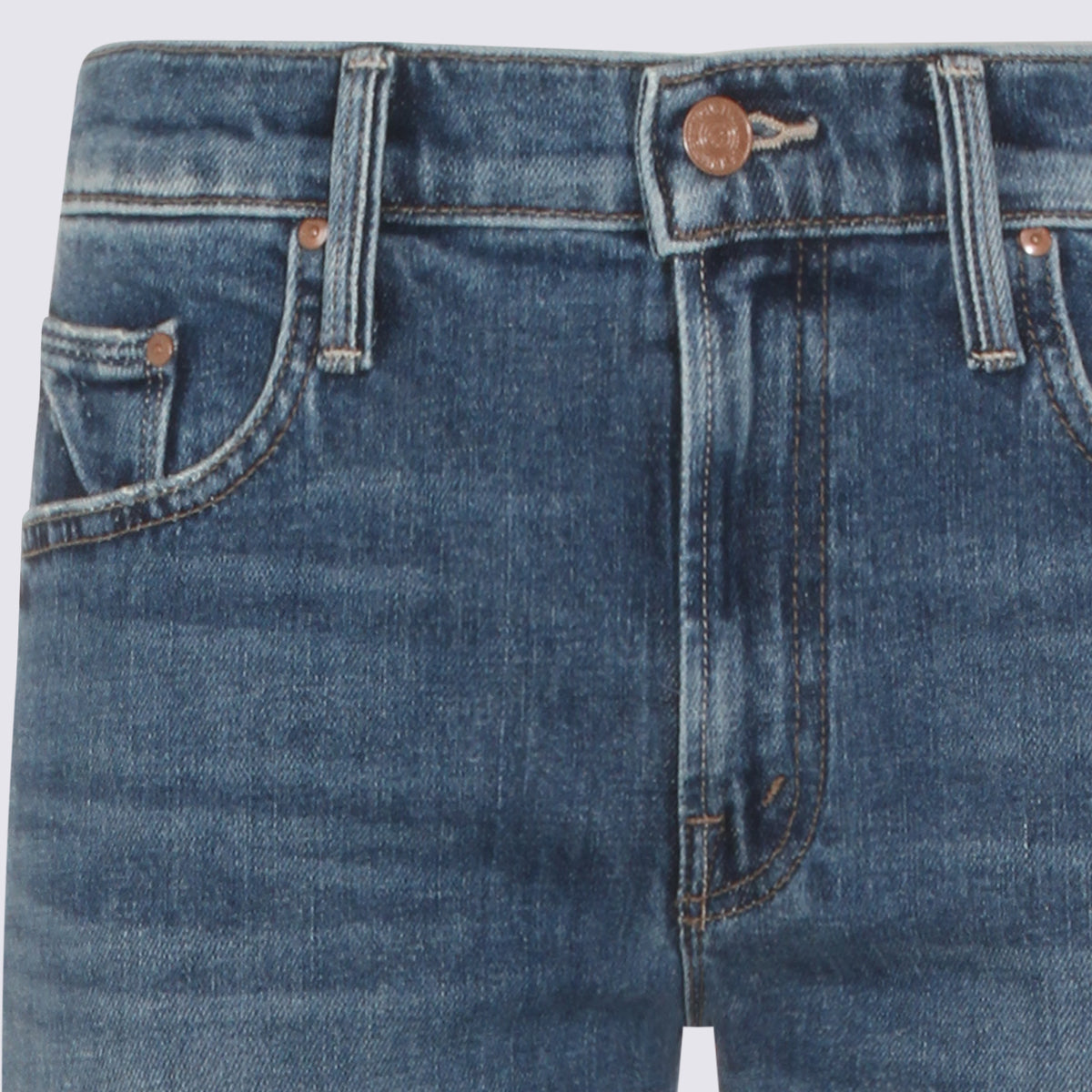 Mother Jeans Blue _co Pl Ea