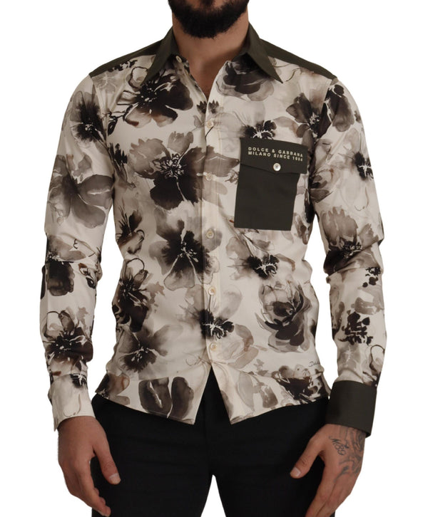 Dolce & Gabbana 98% Cotton shirt in beige